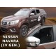 Ανεμοθραύστες για Nissan Navara (2014+) 4 πορτο - 2 τμχ. εμπρός