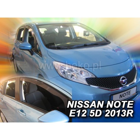 Ανεμοθραύστες για Nissan Note (2006-2012) 5 πορτο - 4 τμχ. εμπρός και πίσω