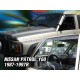 Ανεμοθραύστες για Nissan Patrol (1987-1997) χωρίς ηλ. παράθυρα 3/5 πορτο - 2 τμχ. εμπρός