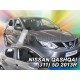 Ανεμοθραύστες για Nissan Qashqai (2013+) 5 πορτο - 4 τμχ. εμπρός και πίσω