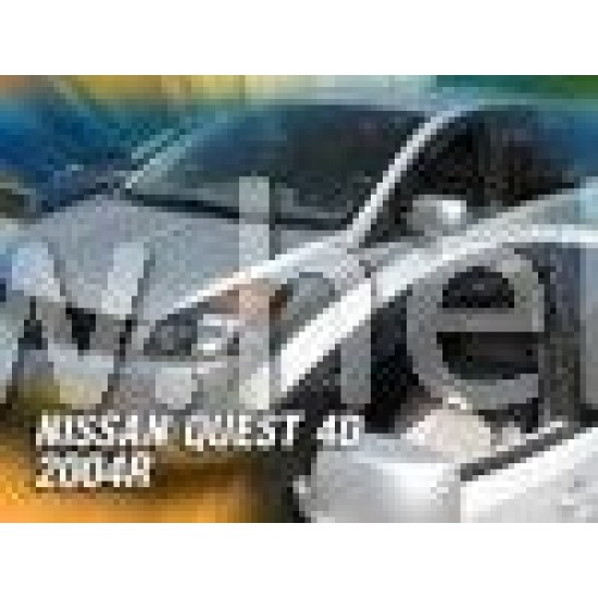 Ανεμοθραύστες για Nissan Quest (2004-2007) 5 πορτο - 2 τμχ. εμπρός