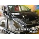 Ανεμοθραύστες για Nissan TIIDA   (2007+) 5 πορτο - 4 τμχ. εμπρός και πίσω