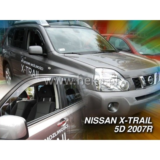 Ανεμοθραύστες για Nissan X-Trail (2007-2013) - 4 τμχ εμπρός και πίσω