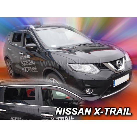 Ανεμοθραύστες για Nissan X-Trail  (2013+) - 4 τμχ. εμπρός και πίσω