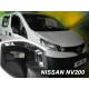 Ανεμοθραύστες για Nissan NV200  (2009+) 2/4 πορτο - 2 τμχ. εμπρός