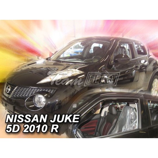 Ανεμοθραύστες για Nissan Juke  (2010+) 5 πορτο - 2 τμχ. εμπρός