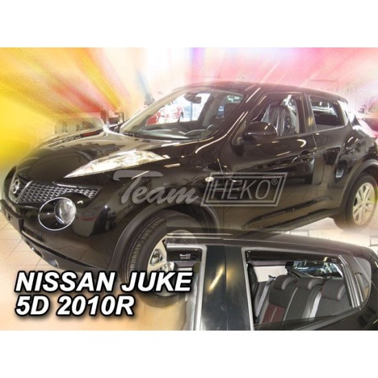 Ανεμοθραύστες για Nissan Juke  (2010+) - 4 τμχ. εμπρός και πίσω