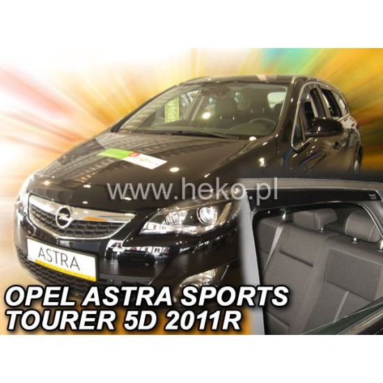 Ανεμοθραύστες για Opel Astra J (2009+) combi - 4 τμχ. εμπρός και πίσω