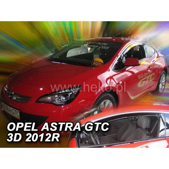 Ανεμοθραύστες για Opel Astra J (2010+) 3 πορτο