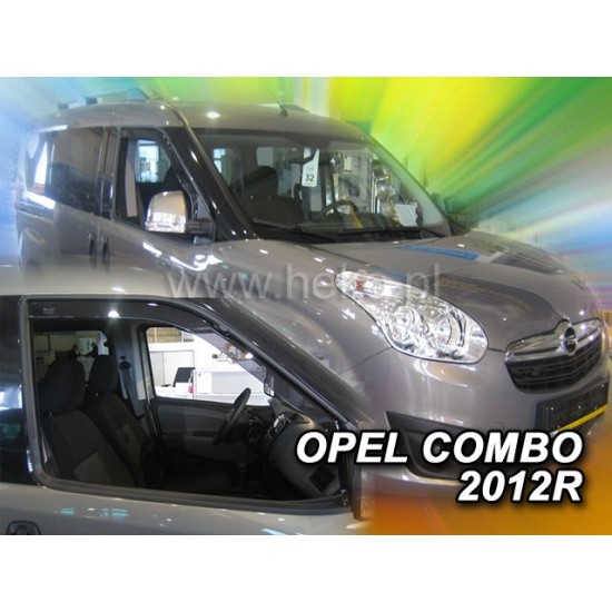 Ανεμοθραύστες για Fiat Doblo II (2010+) / Opel Combo (2011+) 2 τμχ. εμπρός