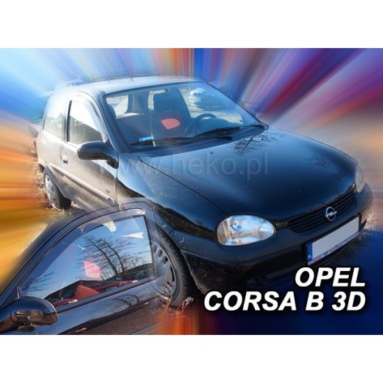 Ανεμοθραύστες για Opel Corsa B (1993-2001) 5 πορτο - 4 τμχ. εμπρός και πίσω