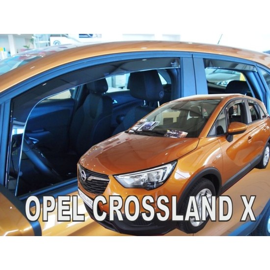 Ανεμοθραύστες για Opel Crossland X (2017+) 5 πορτο - 4 τμχ. εμπρός και πίσω