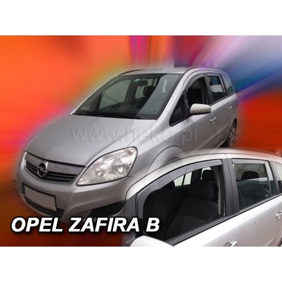 Ανεμοθραύστες για Opel Zafira B  (2005-2011)  - 4 τμχ. εμπρός και πίσω