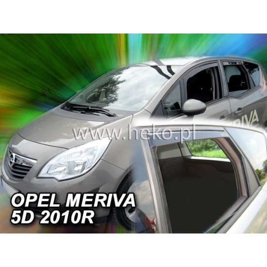 Ανεμοθραύστες για Opel Meriva (2003-2010) 5 πορτο  - 4 τμχ. εμπρός και πίσω