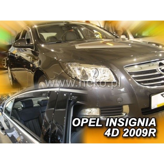 Ανεμοθραύστες για Opel Insignia (2009+) 5 πορτο , sedan - 4 τμχ εμπρός και πίσω