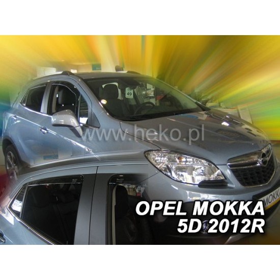 Ανεμοθραύστες για Opel Mokka (2012-2018) 5 πορτο - 4 τμχ εμπρός και πίσω