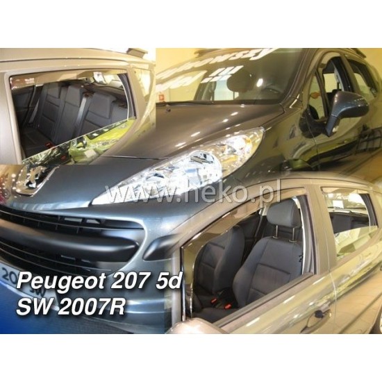 Ανεμοθραύστες για Peugeot 207 (2006+)  3 πορτο