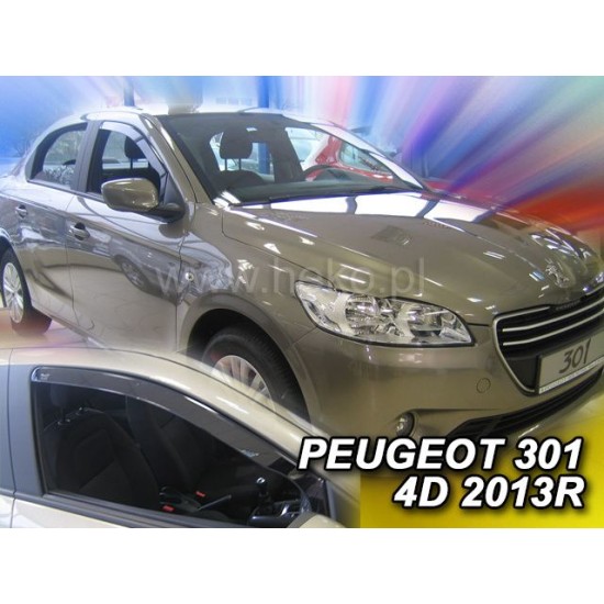 Ανεμοθραύστες για Peugeot 301 (2013+ ) - 2 τμχ. εμπρός