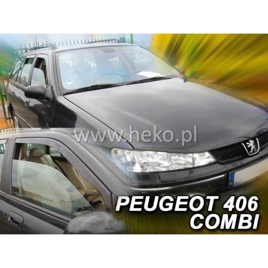 Ανεμοθραύστες για Peugeot 406   (1995+) sedan, Combi - 2 τμχ. εμπρός