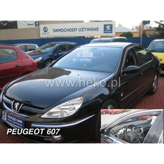 Ανεμοθραύστες για Peugeot 607 sedan - 2 τμχ. εμπρός