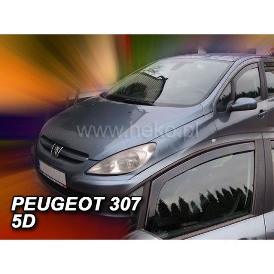 Ανεμοθραύστες για Peugeot 307 (2001+) 5 πορτο - 2 τμχ. εμπρός