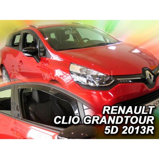 Ανεμοθραύστες για Renault Clio / Grandtour (2012+) 5 πορτο - 2 τμχ. εμπρός