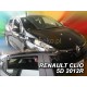 Ανεμοθραύστες για Renault Clio  (2012+) 5 πορτο - 4 τμχ. εμπρός και πίσω