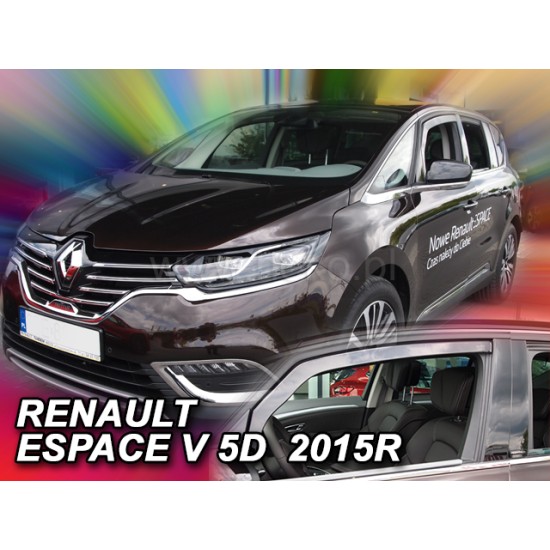 Ανεμοθραύστες για Renault Espace (2014+) - 2 τμχ. εμπρός