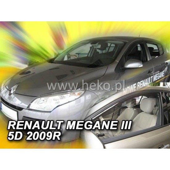 Ανεμοθραύστες για Renault Megane (2008-2016) 5 πορτο - 2 τμχ εμπρός