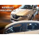 Ανεμοθραύστες για Renault Megane (2016+) 5 πορτο - 4 τμχ εμπρός και πίσω