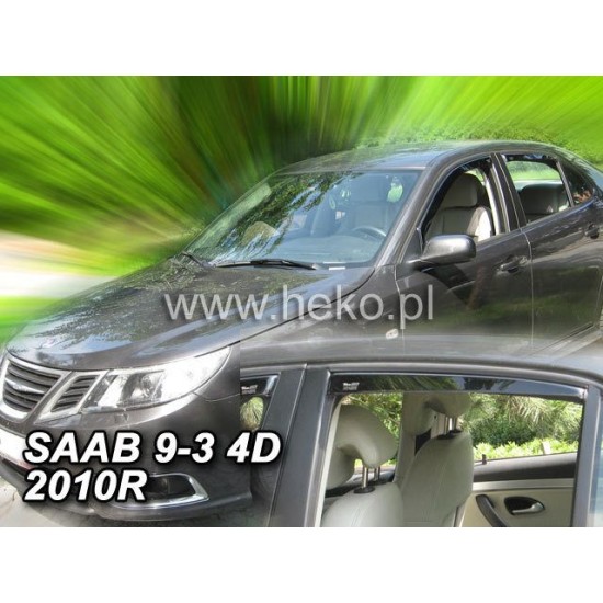 Ανεμοθραύστες για Saab 9-3 (2002-2012) sedan - 4 τμχ. εμπρός και πίσω