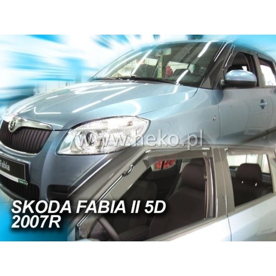 Ανεμοθραύστες για Skoda Fabia (2007-2015)  5 πορτο ,combi  - 2 τμχ εμπρός