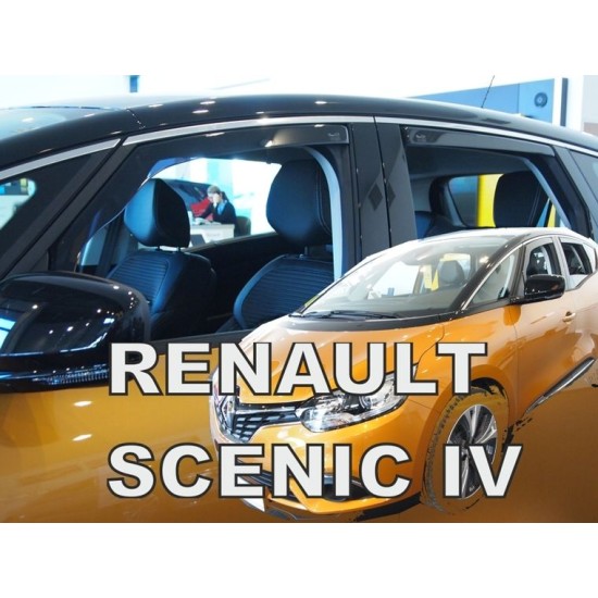 Ανεμοθραύστες για Renault Scenic (2017+) - 4 τμχ εμπρός και πίσω