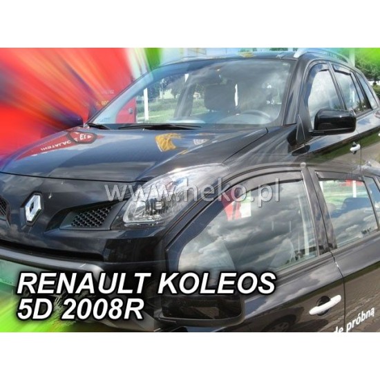 Ανεμοθραύστες για Renault Koleos (2008+) - 2 τμχ εμπρός