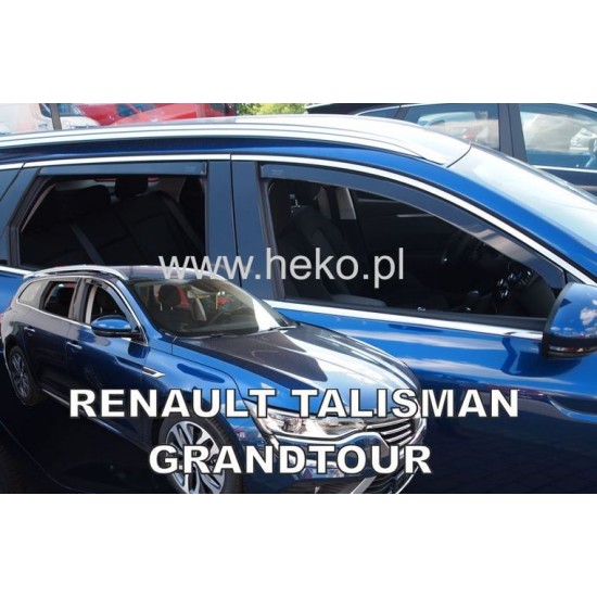 Ανεμοθραύστες για Renault Talisman / Grandtour (2015+) 5 πορτο - 4 τμχ εμπρός και πίσω