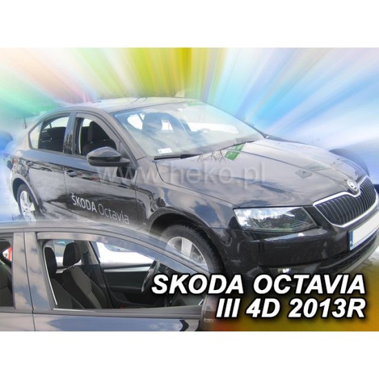 Ανεμοθραύστες για Skoda Octavia (2013+) 5 πορτο, combi - 2 τμχ εμπρός