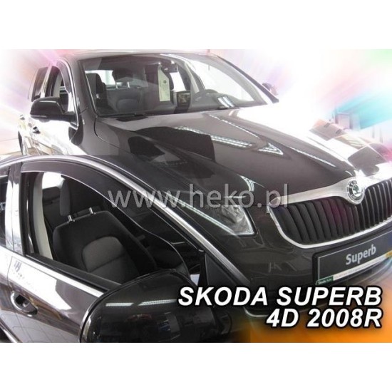 Ανεμοθραύστες για Skoda Superb (2008-2015) sedan , combi - 2 τμχ εμπρός