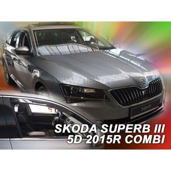 Ανεμοθραύστες για Skoda Superb (2015+) 5 πορτο , combi - 2 τμχ εμπρός