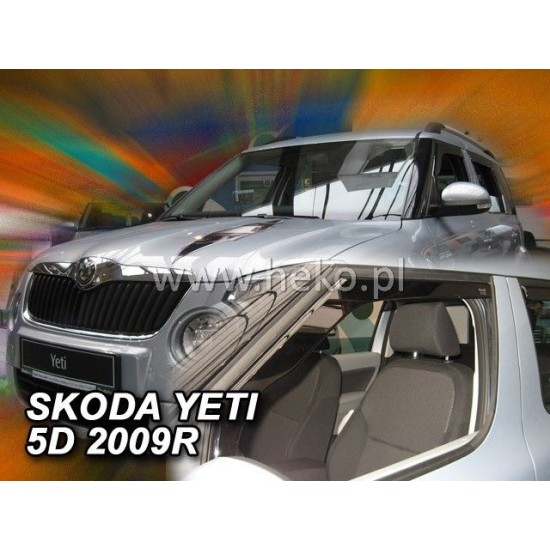 Ανεμοθραύστες για Skoda Yeti (2009+) - 2 τμχ εμπρός