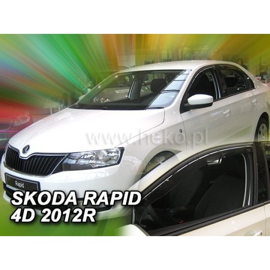 Ανεμοθραύστες για Skoda Rapid / Spaceback (2012+) - 2 τμχ εμπρός