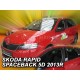 Ανεμοθραύστες για Skoda Rapid / Spaceback (2012+) 5 πορτο - 4 τμχ εμπρός και πίσω