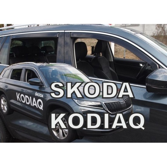 Ανεμοθραύστες για Skoda Kodiaq (2016+) - 4 τμχ εμπρός και πίσω