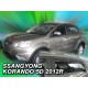 Ανεμοθραύστες για Ssangyong Korando (2012+) 5 πορτο - 4 τμχ εμπρός και πίσω