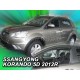 Ανεμοθραύστες για Ssangyong Kyron (2006+) 5 πορτο - 2 τμχ εμπρός