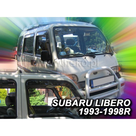 Ανεμοθραύστες για Subaru Libero (1993-1999) 4 πορτο - 2 τμχ εμπρός