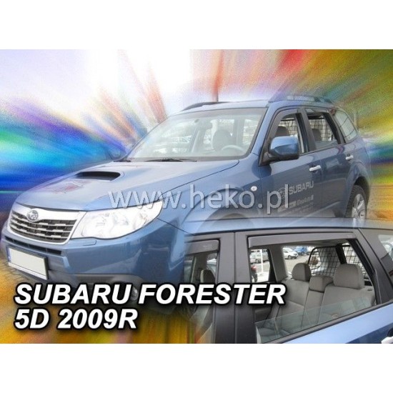 Ανεμοθραύστες για Subaru Forester (2008-2013) - 4 τμχ εμπρός και πίσω