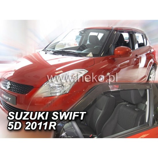 Ανεμοθραύστες για Suzuki Swift (2010-2017) 5 πορτο - 2 τμχ εμπρός