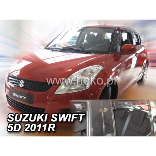 Ανεμοθραύστες για Suzuki Swift (2010-2017) 5 πορτο - 4 τμχ εμπρός και πίσω