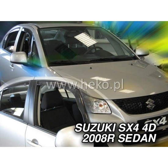 Ανεμοθραύστες για Suzuki SX4 (2008+) sedan - 4 τμχ εμπρός και πίσω