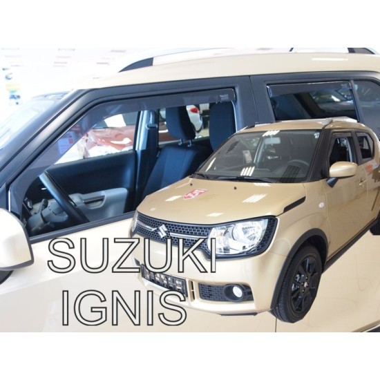 Ανεμοθραύστες για Suzuki Ignis (2016+) 5 πορτο - 4 τμχ εμπρός και πίσω